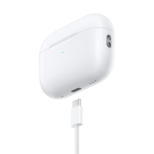 Apple MTJV3J-A AirPods Pro(第2世代/USB-C)【イヤホン/ワイヤレス(左右分離)/Bluetooth/カナル型/ ノイズキャンセリング/空間オーディオ/ホワイト】 | ノジマオンライン