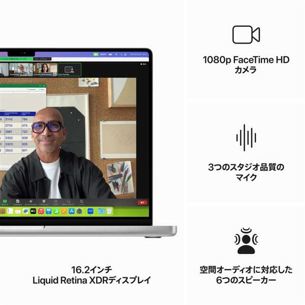 Apple MacBook Pro【16インチ/14コアCPU/30コアGPU/M3Maxチップ/SSD1TB