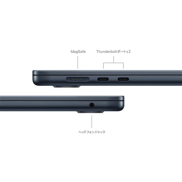 Apple MRYU3J-A MacBook Air【15インチ/8コアCPUと10コアGPUを Apple MRYU3J-A MacBook Air【15インチ/8コアCPUと10コアGPUを