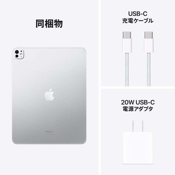 Apple MVX53J-A iPad Pro【13インチ/第7世代/Wi-Fi/512GB/シルバー/標準ガラス搭載/2024年5月モデル】 |  ノジマオンライン