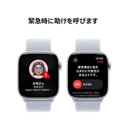 APPLE Apple Watch Series 10（GPS + Cellularモデル）- 46mmシルバー