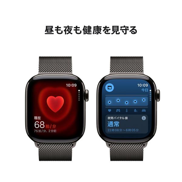 Apple Watch - Apple Watch 42mmステンレスケース　ライトブラウンレザーループ M Apple Watch - Apple Watch 42mmステンレスケース ライト
