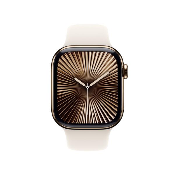 Apple Watch series10  GPS＋Cellular ゴールドチタニウム APPLE Apple Watch Series 10（GPS + Cellularモデル）- 42mmゴールド