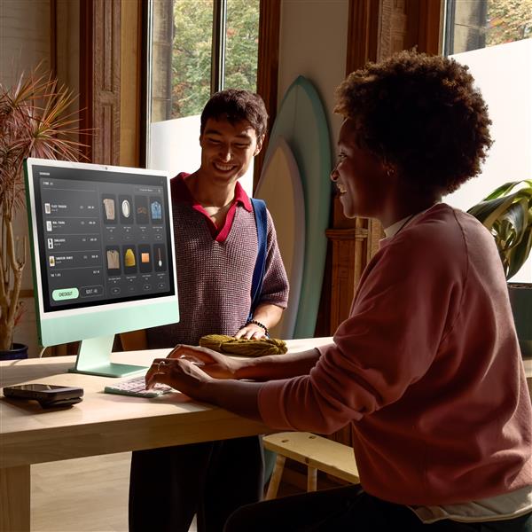 Apple 24インチiMac-Retina-4.5Kディスプレイモデル-8コアCPUと8コア