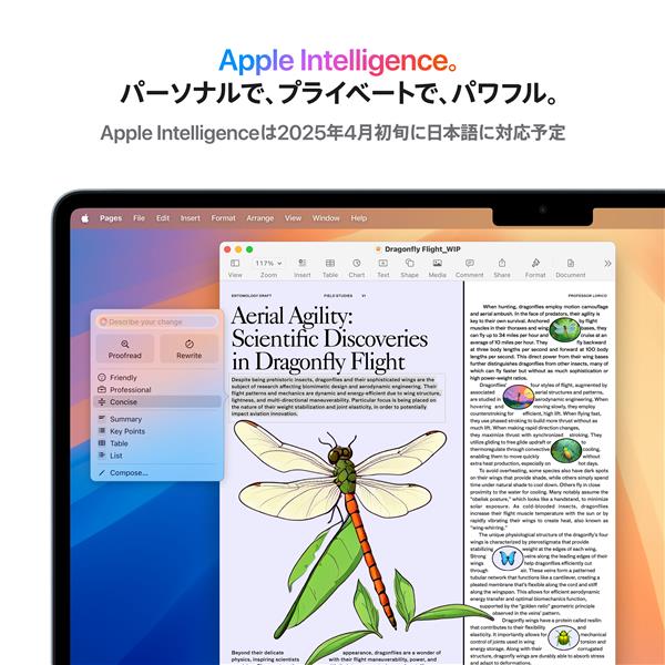 Apple 15インチMacBook Air: 10コアCPUと10コアGPUを搭載した