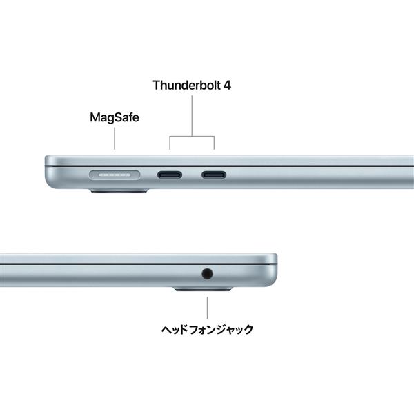 Apple 13インチMacBook Air: 10コアCPUと8コアGPUを搭載したApple M4