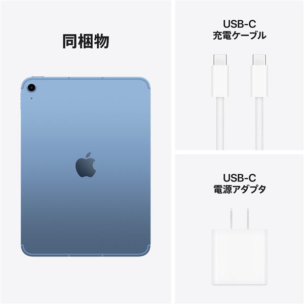 Apple 11インチiPad Wi-Fi + Cellularモデル 128GB - ブルー MD7G4J-A