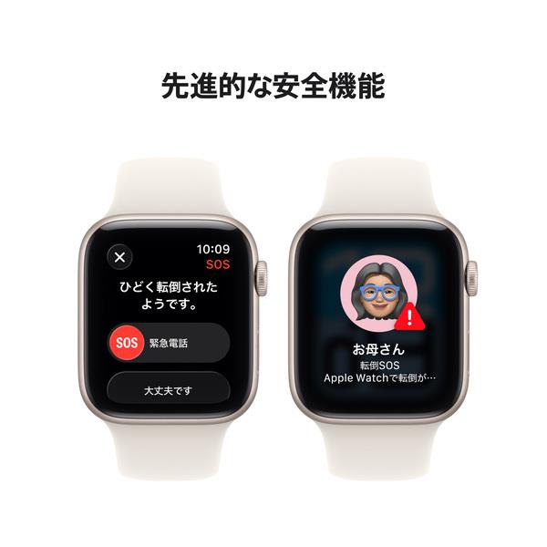 Apple Apple Watch SE 3（GPSモデル）- 44mmスターライトアルミニウム