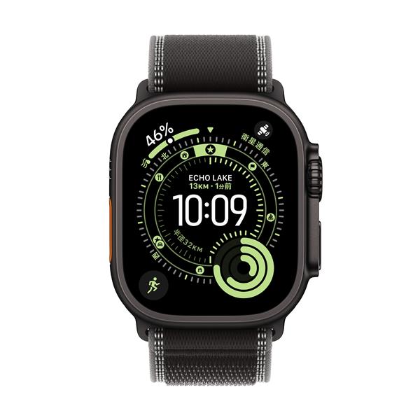 【新品・箱なし】49mm M/Lトレイルループ・ブラック（ブラックチタニウム）③ Buy Apple Watch Ultra 3 GPS + Cellular, 49mm Black Titanium