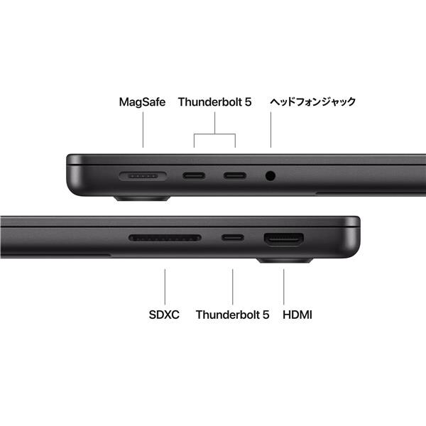 Apple 14インチMacBook Pro: 15コアCPUと16コアGPUを搭載したApple M5