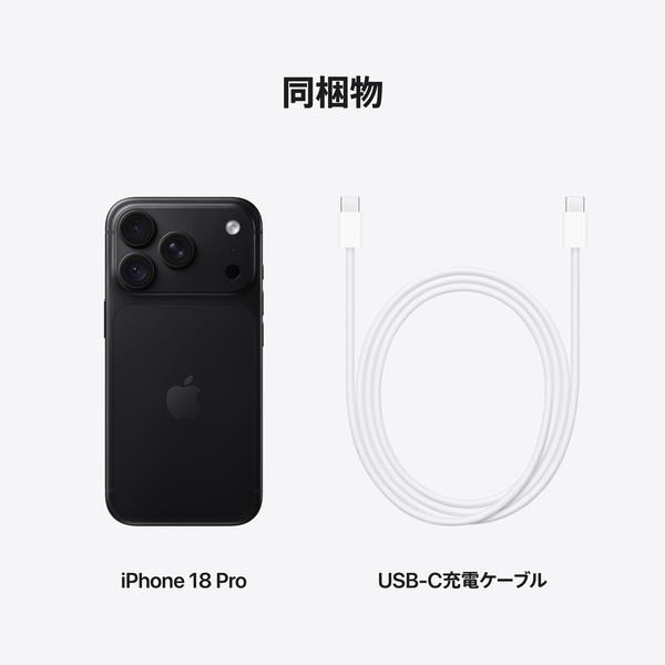 Apple iPhone 18 Pro 2TB ブラック MJRK4J-A | ノジマオンライン