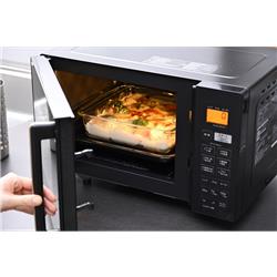 YAMAZEN オーブンレンジ 16L フラット庫内 自動メニュー ブラック JK