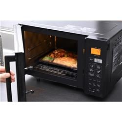YAMAZEN オーブンレンジ 16L フラット庫内 自動メニュー ブラック JK