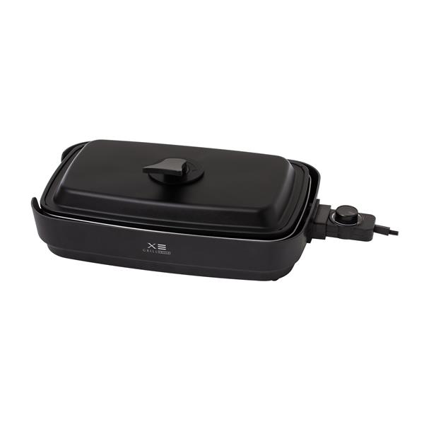 山善　減煙焼き肉グリル NEHP-013TX　ブラック　平面　たこ焼きプレート YAMAZEN NEHP-013TX-B 減煙焼き肉グリル XGRILL ブラック