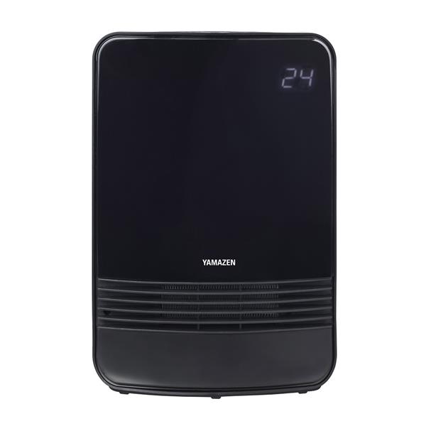 YAMAZEN 温度センサー搭載セラミックファンヒーター[速暖/1200W/2段階