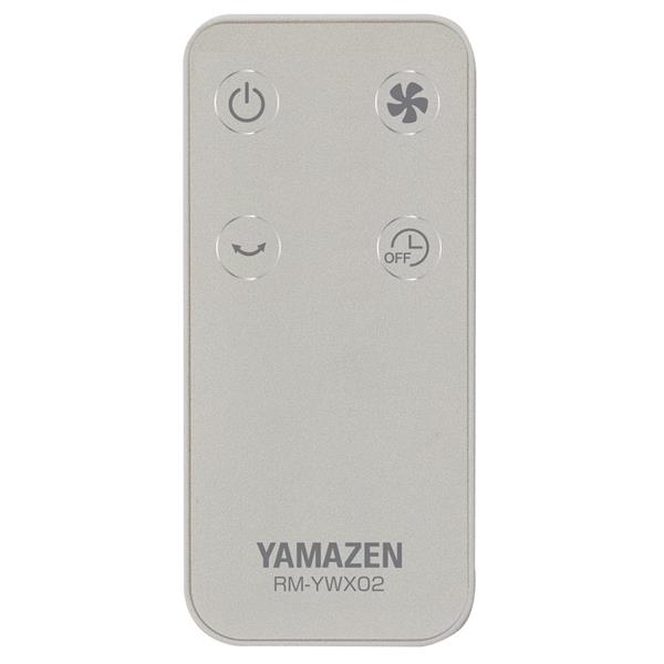 YAMAZEN DCモーター壁掛け扇風機 左右自動首振り 5枚羽根 風量3段階