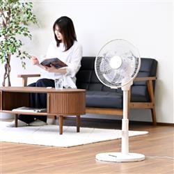 【新品未使用】山善 リモコン付リビング扇風機 2台 YAMAZEN DCモーターリビング扇風機[PD仕様/上向き90度/7枚羽根/左右