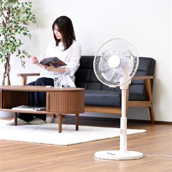 YAMAZEN DCモーターリビング扇風機[PD仕様/上向き90度/7枚羽根/左右
