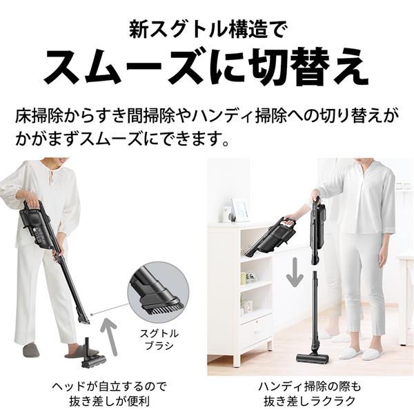 SHARP スティッククリーナー RACTIVE Air ブラック系 EC-KR2-B