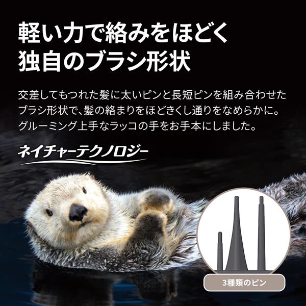 SHARP Smoome(スムーミー)/プラズマクラスターヘアブラシ フロスティ