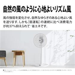 SHARP 扇風機【ACモーター/7枚羽根/プラズマクラスター/ホワイト