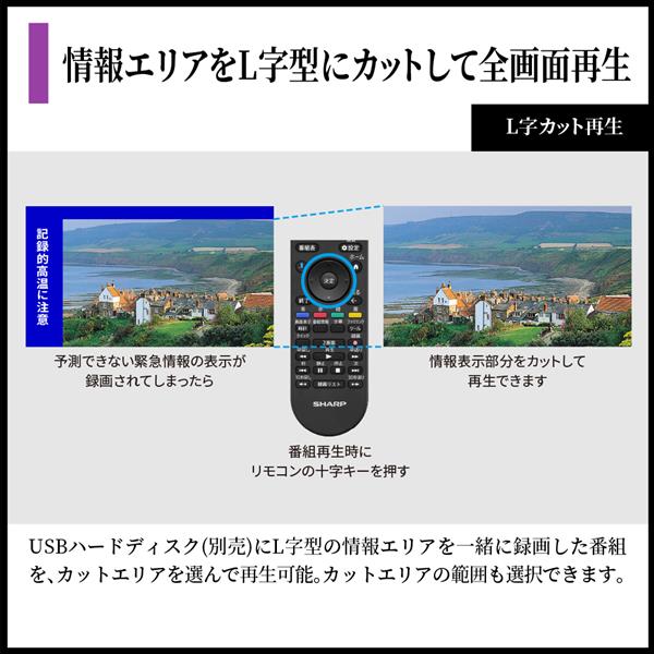 SHARP 4K量子ドット有機ELテレビAQUOS【65V型/量子ドット有機EL