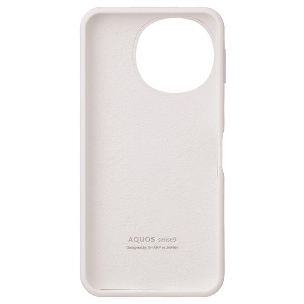 SHARP AQUOS sense9用 SHARP純正シリコンケース【ホワイト】 XN