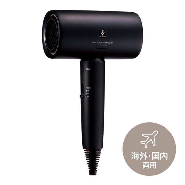 SHARPヘアドライヤー 黒 SHARP Plasmacluster Beauty プラズマクラスタードライヤー800
