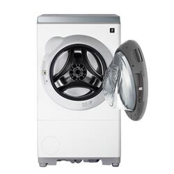 SHARP ドラム式洗濯機 [右開き/洗濯12kg/乾燥6kg/ホワイト系］ ☆大型