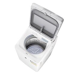 SHARP タテ型洗濯乾燥機［洗濯11kg/乾燥6.0kg/シルバー］☆大型配送