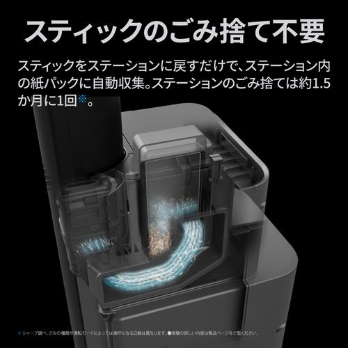 SHARP スティッククリーナー SHARP RACTIVE Air STATION EC-XR2-H