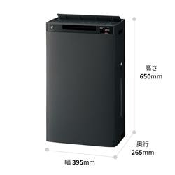 SHARP 加湿空気清浄機 適用畳数：空清34畳・加湿25畳 グレー系 KI-UX75