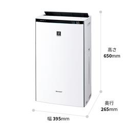 SHARP 加湿空気清浄機 適用畳数：空清31畳・加湿21畳 ホワイト系 KI