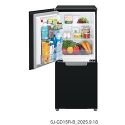 SHARP 冷蔵庫[インバーター搭載 省エネ＆静音設計]【2ドア