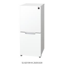 SHARP 冷蔵庫[インバーター搭載 省エネ＆静音設計]【2ドア