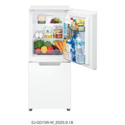 SHARP 冷蔵庫[インバーター搭載 省エネ＆静音設計]【2ドア