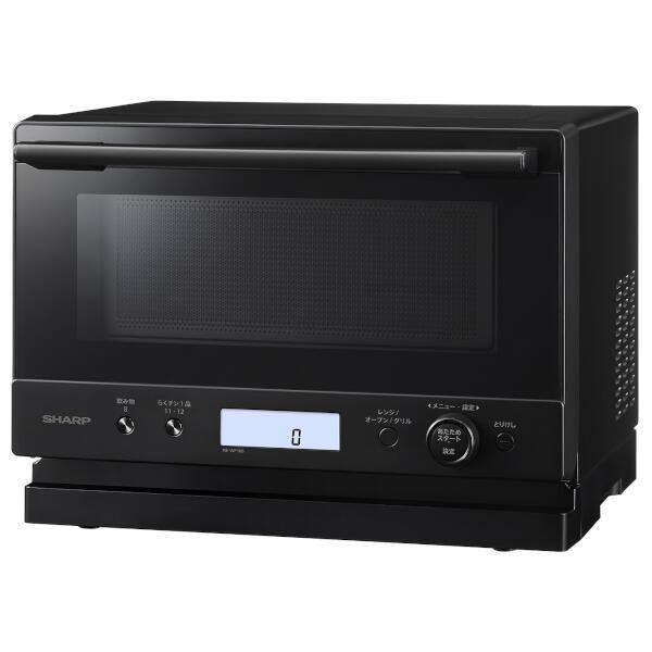 シャープ オーブンレンジ 18L フラットタイプ ブラック SHARP オーブンレンジ PLAINLY【18L/1段調理/50・60Hz/フラット