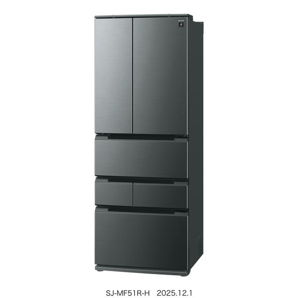 SHARP 冷蔵庫 FiT63シリーズ [6ドア/観音開き/505L/ダスクダークメタル