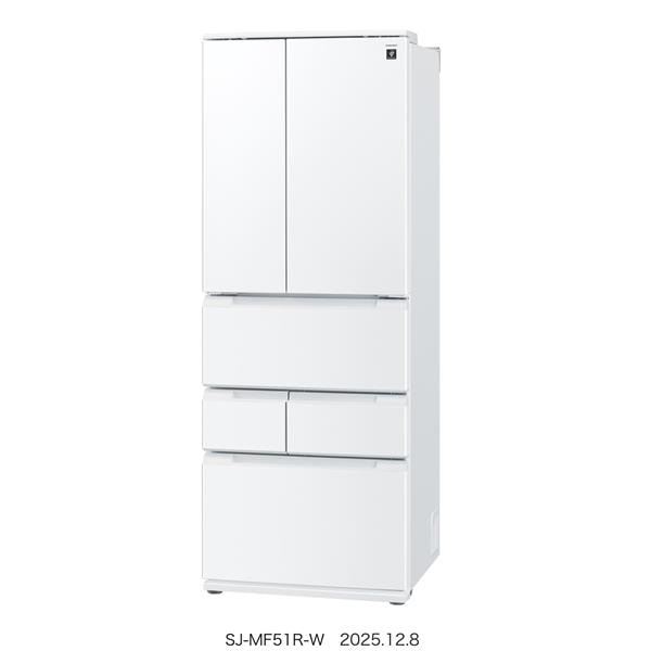 SHARP 冷蔵庫 FiT63シリーズ [6ドア/観音開き/505L/ブラストホワイト