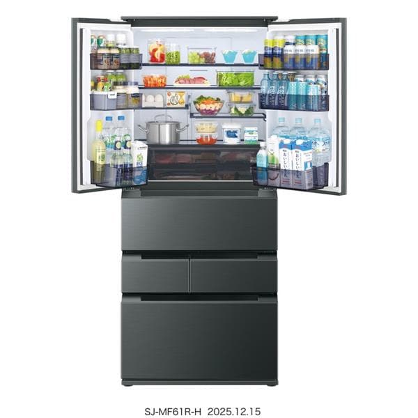 ★お取引中★5000円に値下げしました＊SHARP＊2015年製冷蔵庫ブラック＊ シャープ公式通販】 プラズマクラスター搭載どっちもドア冷蔵庫