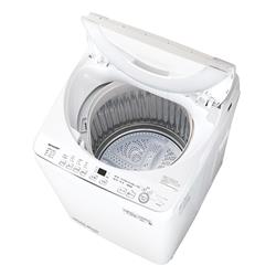 SHARP 全自動洗濯機 [穴なし槽シリーズ 大物洗いに安心]【洗濯7kg