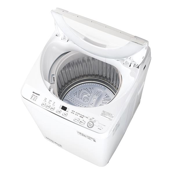 SHARP 全自動洗濯機 [穴なし槽シリーズ 節水業界最高水準] 【洗濯6kg