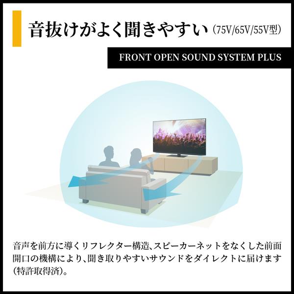 SHARP テレビAQUOS(アクオス)HV1ライン【75V型/GoogleTV搭載】 ☆大型