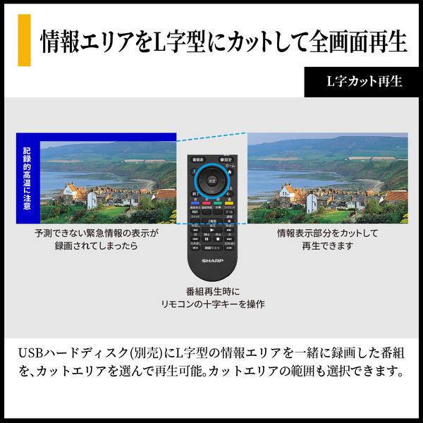 SHARP テレビAQUOS(アクオス)HV1ライン【55V型/GoogleTV搭載】 4T