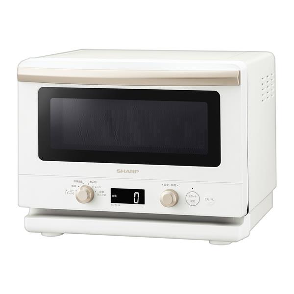 SHARP 単機能レンジ 18L 1段調理 50・60Hz フラットテーブル 縦開き