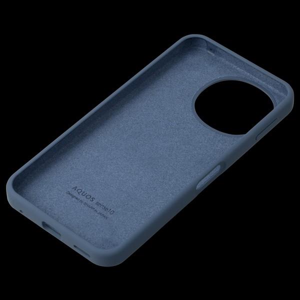 SHARP AQUOS sense10用 SHARP純正シリコンケース デニムネイビー XN