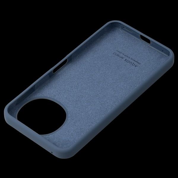 SHARP AQUOS sense10用 SHARP純正シリコンケース デニムネイビー XN