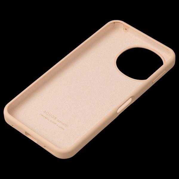 SHARP AQUOS sense10用 SHARP純正シリコンケース ペールピンク XN