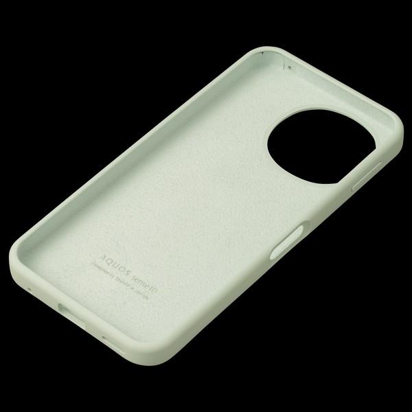 SHARP AQUOS sense10用 SHARP純正シリコンケース ペールミント XN