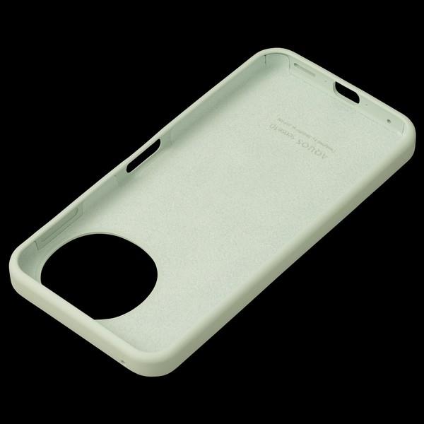 SHARP AQUOS sense10用 SHARP純正シリコンケース ペールミント XN